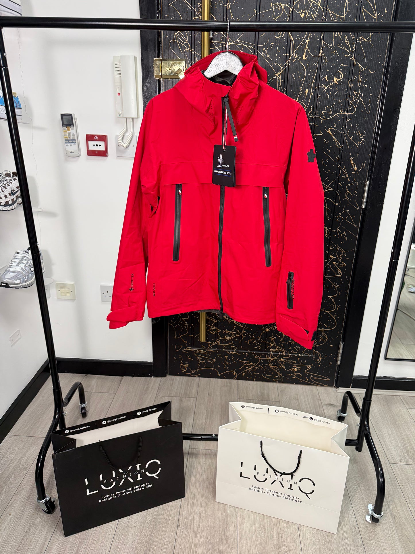 Men’s Moncler Grenoble Windbreaker Jacket - Red