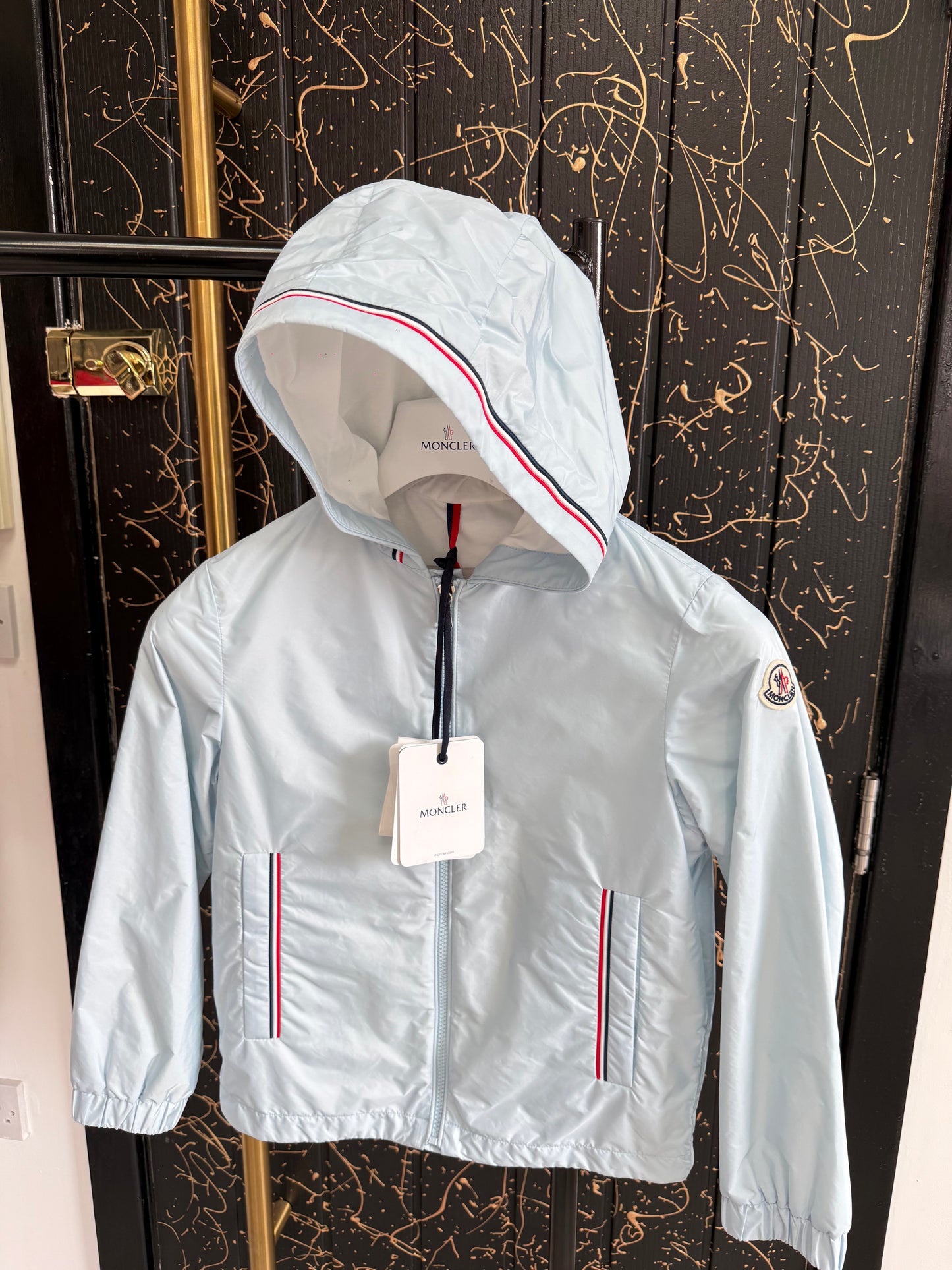 Boys Junior Moncler Windbreaker - Blue