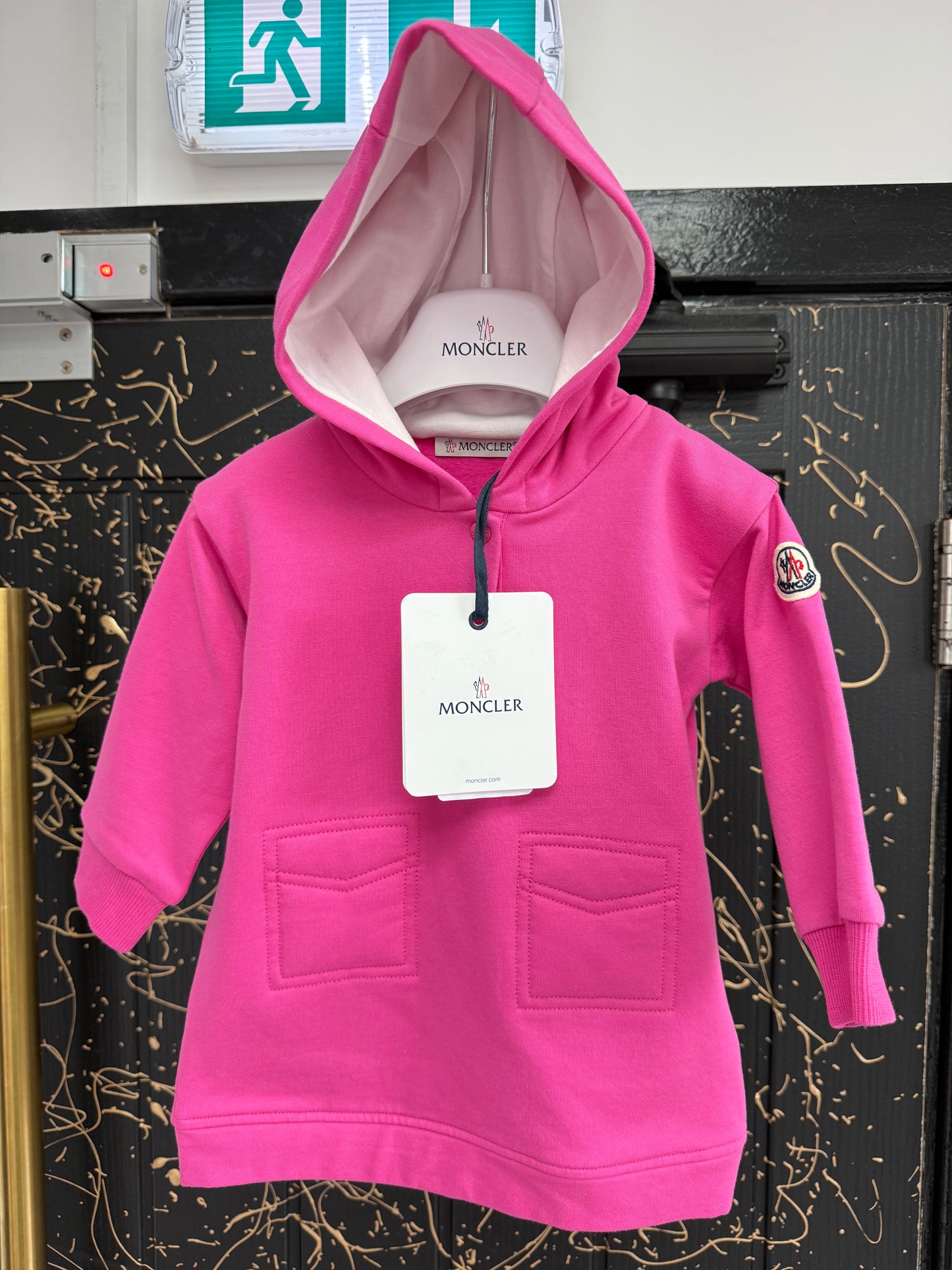 Baby Girls Moncler Dress - Pink